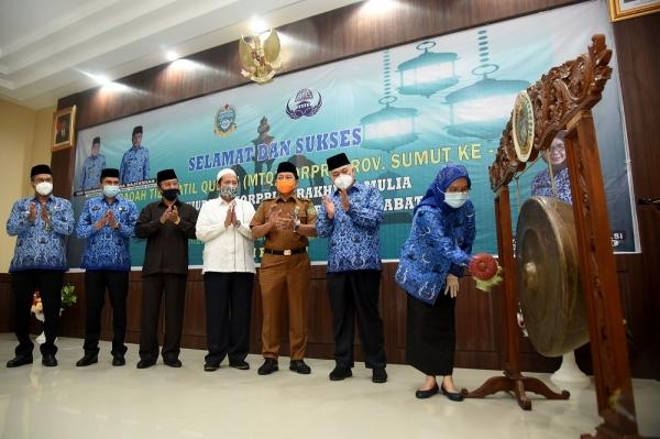 Buka MTQ Korpri Sumut, Sabrina Harapkan Sumut Juara di Tingkat Nasional